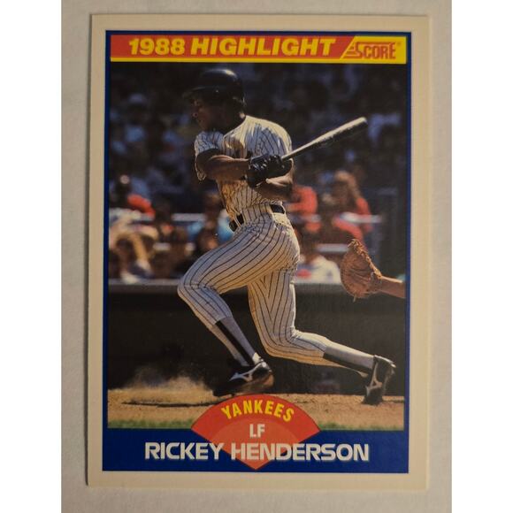 Lot of 7 MLB Great Baseball Cards Puckett Henderson Guillen Sierra Weiss Glavine - Picture 12 of 13